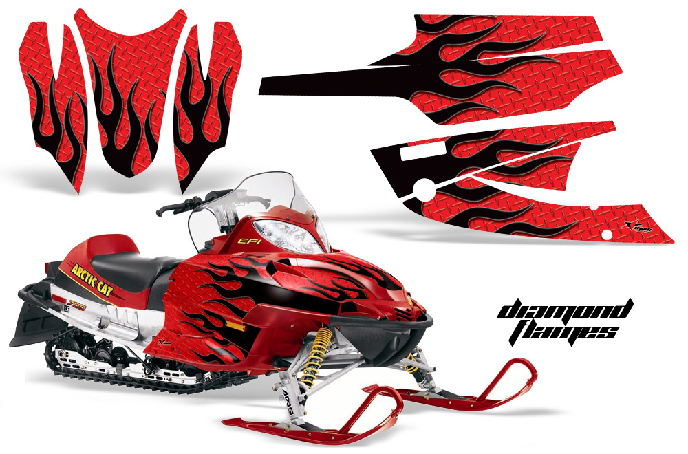 Arctic Cat Firecat Graphics Kit DF R